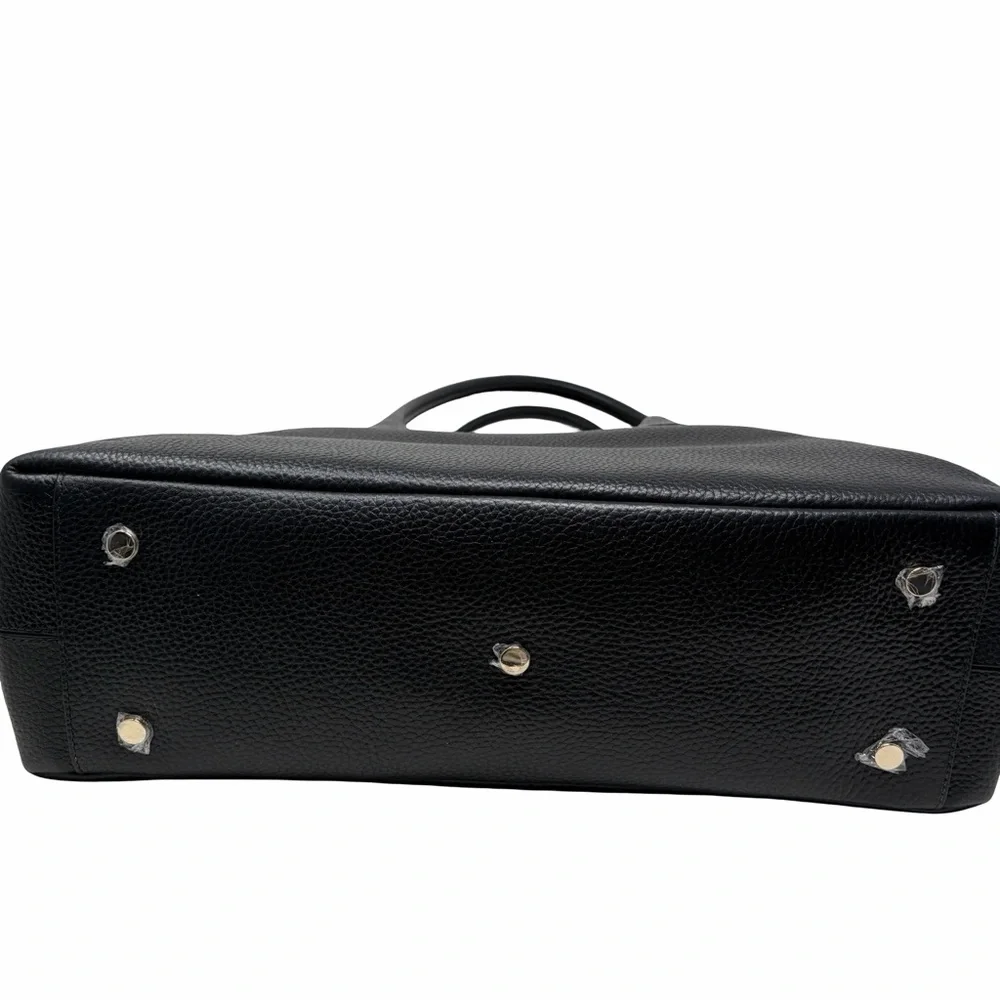 Aspinal Large Paris Black Pebble Bag, NWT - Picture 8 of 16